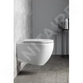 Sapho Isvea - Cuvette suspendue INFINITY, Rimless, blanc 10NF02001