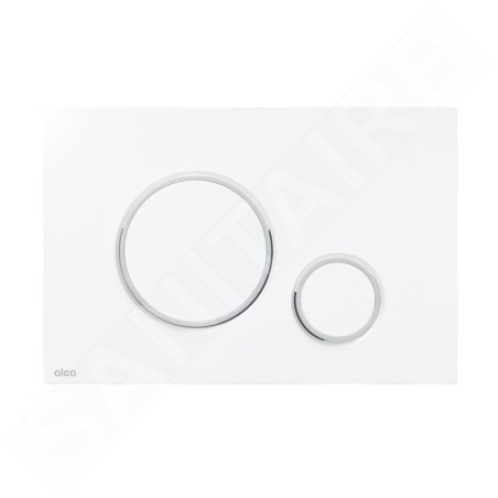 Alcadrain Thin - Commande affleurante, blanc/chrome brillant M770