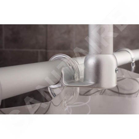 Sapho Ridder Accessoires - Support de barre de douche universel d’angle, chrome 596000