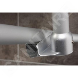Sapho Ridder Accessoires - Support de barre de douche universel d’angle, chrome 596000
