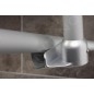 Sapho Ridder Accessoires - Support de barre de douche universel d’angle, chrome 596000