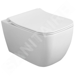 Sapho Isvea Vea - Toilettes suspendues, Rimless, blanc 10VA02001