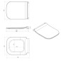 Sapho Isvea Vea - Abattant WC, SoftClose, blanc 40Z80200I-S