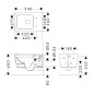 Hansgrohe EluPura Q - WC suspendu, AquaFall, blanc 60194450 Hansgrohe EluPura Q - WC suspendu, AquaFall, blanc 60194450
