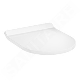 Hansgrohe EluPura S - Abattant WC, SoftClose, Slim, blanc 60200450