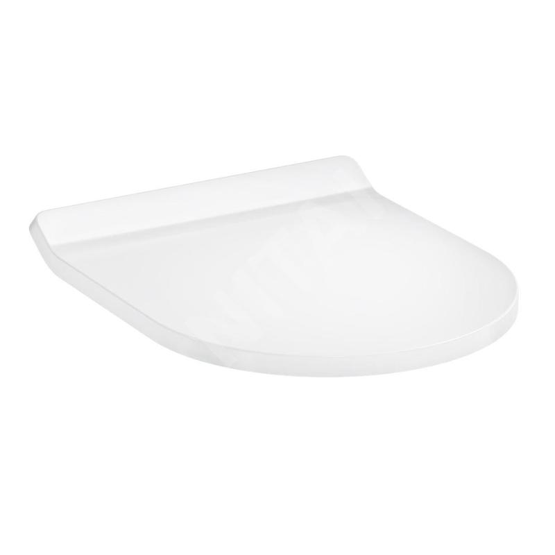 Hansgrohe EluPura S - Abattant WC, SoftClose, Slim, blanc 60200450