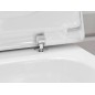 Hansgrohe EluPura S - Abattant WC, SoftClose, Slim, blanc 60200450