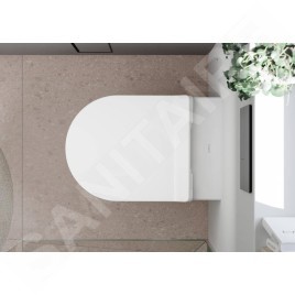 Hansgrohe EluPura S - Abattant WC, SoftClose, Slim, blanc 60200450