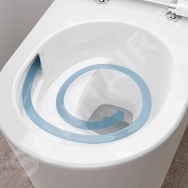 Hansgrohe EluPura S - WC suspendu, AquaHelix, SmartClean, blanc 61114450