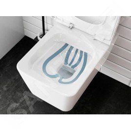 Hansgrohe EluPura Q - WC suspendu, AquaFall, SmartClean, blanc 61116450