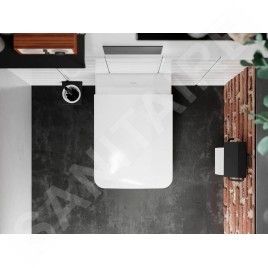 Hansgrohe EluPura Q - WC suspendu, AquaFall, SmartClean, blanc 61116450