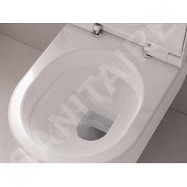 Hansgrohe EluPura S - WC suspendu, AquaFall, HygieneEffect, blanc 62020450