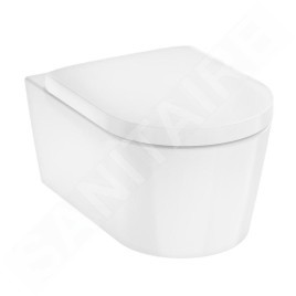 Hansgrohe EluPura S - WC suspendu avec siège SoftClose, AquaFall, HygieneEffect, blanc 62021450