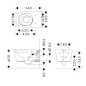 Hansgrohe EluPura S - WC suspendu, AquaHelix, HygieneEffect, blanc 62024450 Hansgrohe EluPura S - WC suspendu, AquaHelix, HygieneEffect, blanc 62024450