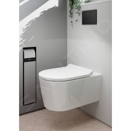 Hansgrohe EluPura S - WC suspendu avec siège SoftClose, AquaHelix, HygieneEffect, blanc 62025450