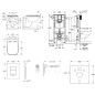Grohe Solido+ - Ensemble bâti-support, cuvette Start Edge Ceramic et abattant, softclose, rimless, plaque de déclenchement Grohe Solido+ - Ensemble bâti-support, cuvette Start Edge Ceramic et abattant, softclose, rimless, plaque de déclenchement