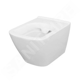 Cersanit City - WC suspendu avec abattant SoftClose, CleanOn, blanc S701-405