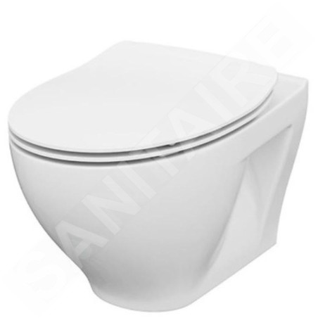 Cersanit Moduo - WC suspendu avec abattant SoftClose, CleanOn, blanc K701-147