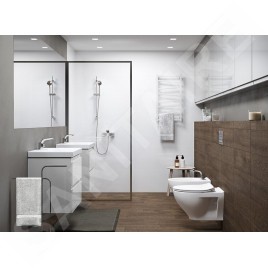 Cersanit Moduo - WC suspendu avec abattant SoftClose, CleanOn, blanc K701-147