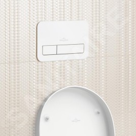 Villeroy & Boch ViConnect - Plaque de déclenchement E200, blanc 92249068