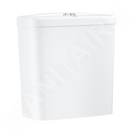 Grohe Bau Ceramic - Réservoir de chasse pour WC combi, 343x153 mm, alimentation par le bas, blanc alpin 39436000