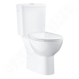 Grohe Bau Ceramic - WC à poser avec réservoir et abattant softclose, blanc alpin 39347000