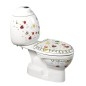 Sapho Kid - WC enfant à poser avec réservoir, évacuation verticale, imprimé en couleur CK301.400.0F Sapho Kid - WC enfant à poser avec réservoir, évacuation verticale, imprimé en couleur CK301.400.0F