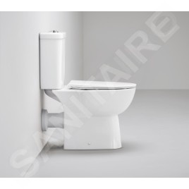 Grohe Bau Ceramic - Cuvette de toilette WC combi, rimless, blanc alpin 39349000