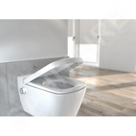 Tece TECEone - Abattant avec couvercle, SoftClose, blanc 9700600
