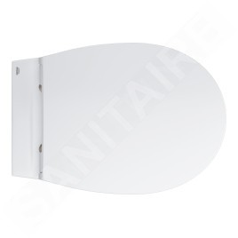 Grohe Bau Ceramic - WC suspendu avec abattant Slim, softclose, rimless, blanc alpin 39899000