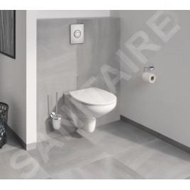 Grohe Bau Ceramic - WC suspendu avec abattant Slim, softclose, rimless, blanc alpin 39899000