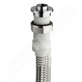 Sapho Manchons - Manchon rond et plat pour douche, flexible FOLLOW ME, chrome PD467