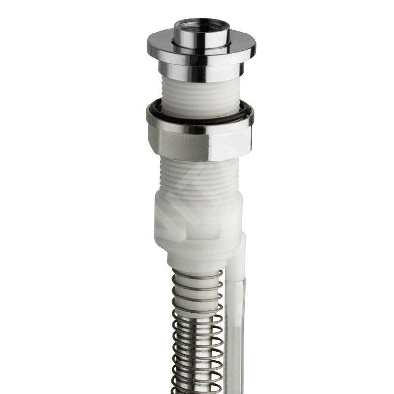 Sapho Manchons - Manchon rond et plat pour douche, flexible FOLLOW ME, chrome PD467 Sapho Manchons - Manchon rond et plat pour douche, flexible FOLLOW ME, chrome PD467