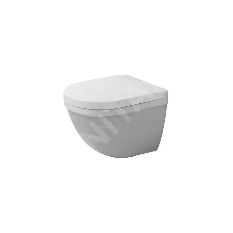 Duravit Starck 3 - WC suspendu Compact, avec WonderGliss, blanc 22270900001 Duravit Starck 3 - WC suspendu Compact, avec WonderGliss, blanc 22270900001