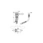 Sapho Manchons - Manchon rond et plat pour douche, flexible FOLLOW ME, chrome PD467 Sapho Manchons - Manchon rond et plat pour douche, flexible FOLLOW ME, chrome PD467