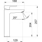 Novaservis Metalia 58 - Mitigeur de lavabo avec vidage, chrome 58503,0