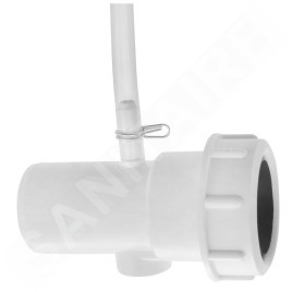 Sapho Manchons - Manchon rond et plat pour douche, flexible FOLLOW ME, chrome PD467