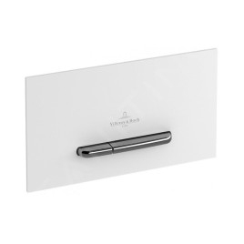 Villeroy & Boch ViConnect - Plaque de déclenchement E300, blanc/chrome 92216168