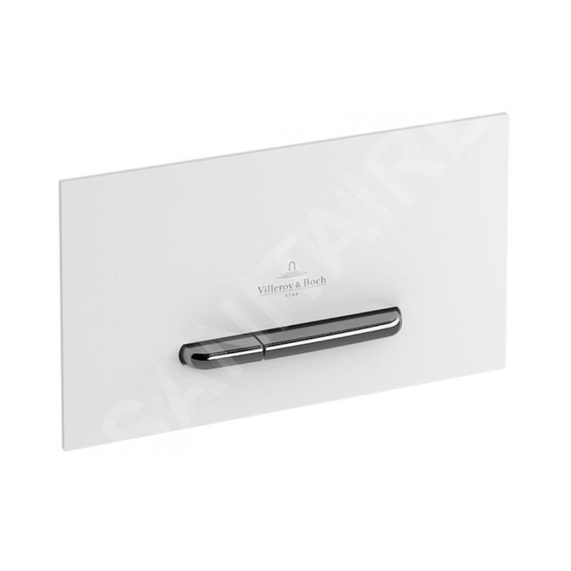 Villeroy & Boch ViConnect - Plaque de déclenchement E300, blanc/chrome 92216168