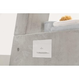 Villeroy & Boch ViConnect - Plaque de déclenchement E300, blanc/chrome 92216168