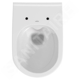Cersanit City - WC suspendu avec abattant SoftClose, CleanOn, blanc K701-143