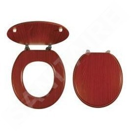 Novaservis Prestige - Abattant en bois plaqué, noyer lyre WC/ORECHLYRA