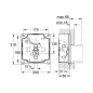 Grohe Rapido - Corps encastré Rapido UMB pour urinoir 38787000
