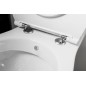 Sapho Céramique - WC à POSER Kairo, avec douchette de bidet, évacuation à l’arrière, blanc PC106