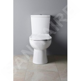 Sapho Céramique - WC à POSER Kairo, avec douchette de bidet, évacuation à l’arrière, blanc PC106