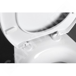 Aqualine Abattants WC - Abattant de toilette polypropylène, blanc ST278