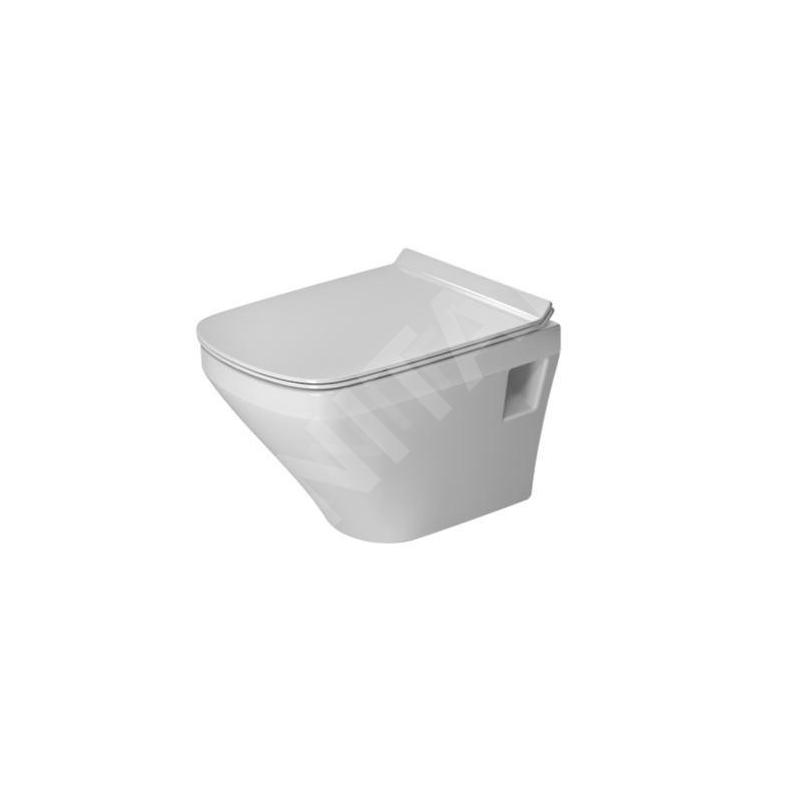 Duravit DuraStyle - WC suspendu Compact, Rimless, avec WonderGliss, blanc alpin 25710900001 Duravit DuraStyle - WC suspendu Compact, Rimless, avec WonderGliss, blanc alpin 25710900001