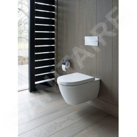 Duravit Darling New - WC suspendu, Rimless, DuraFix, blanc alpin 2557090000