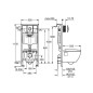 Grohe Solido - Bâti-support, cuvette Serel, abattant softclose, plaque de déclenchement Start, chrome/blanc 39583000 Grohe Solido - Bâti-support, cuvette Serel, abattant softclose, plaque de déclenchement Start, chrome/blanc 39583000