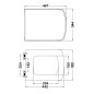 Sapho Isvea Purity - Abattant WC, SoftClose, blanc 40S30700I